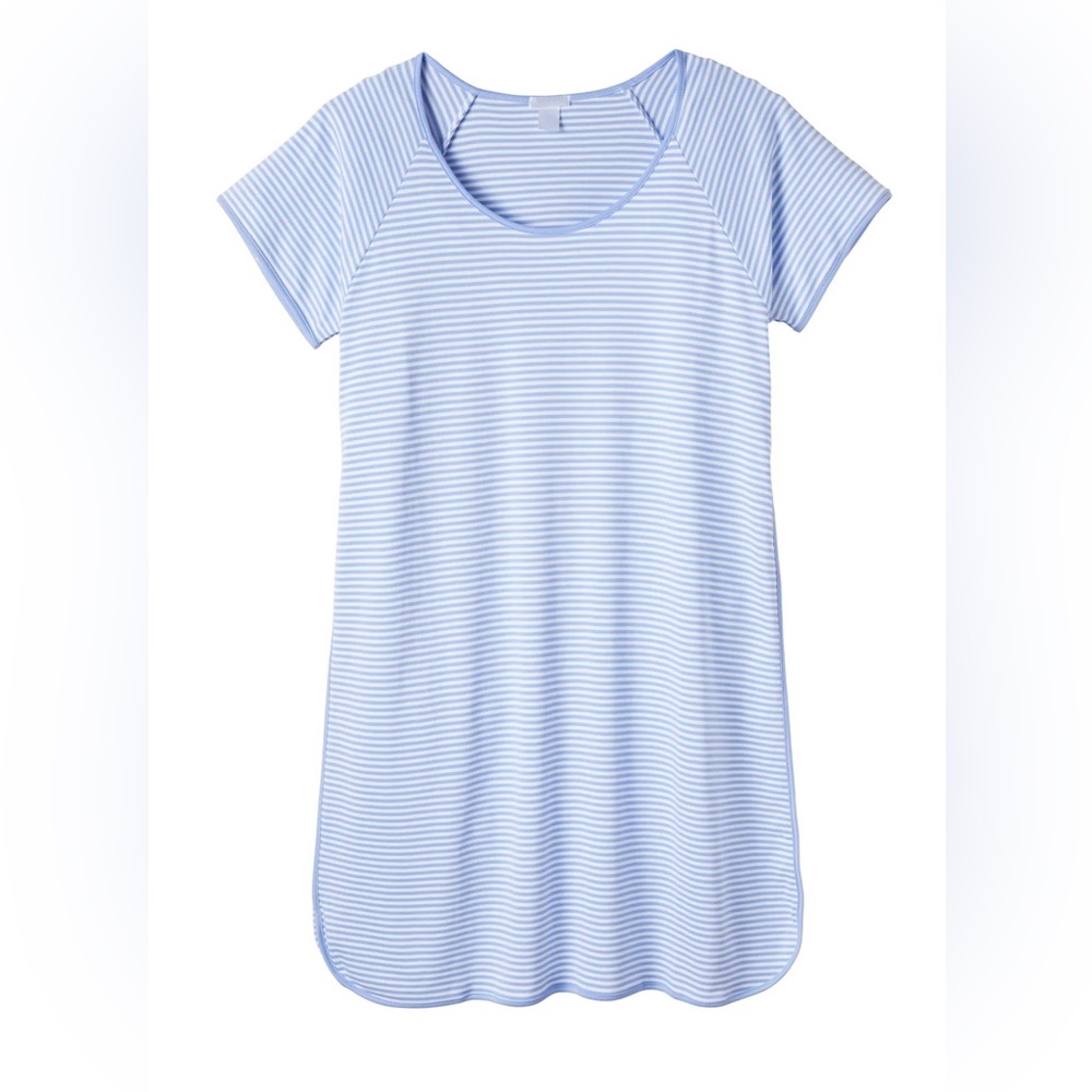 Good Used Condition LAKE Pajamas SS Nightgown in Hydrangea size M